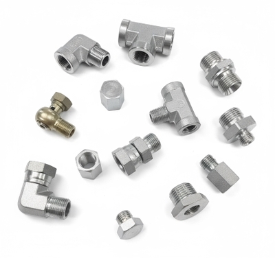 Racores hidraúlicos GAS BSPP 60º