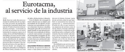 Eurotacma at the service of industry.